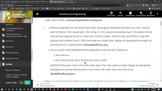 Java Programming 1 - Chapter 5 Exercises 3 and 7