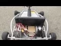 DIY mod Razor 24V electric go cart with Li-ion cordless tool battery