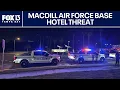 Threat forces evacuation at MacDill Air Force Base hotel