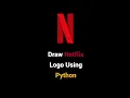 Netflix Logo Using Python Turtle