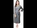 NY Threads Womens Robe Luxury Lightweight Knit Kimono Robes for Women Casual Light Bathrobe for Sl