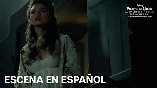 Escena de persecución en la casa de Elizabeth Swann | Piratas del Caribe | @disneyspain