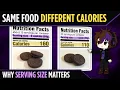 Why Serving Size Changes the Calories You See Decode This