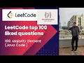 169 Majority Element Java Code LeetCode Top 100 Liked Questions