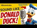 How to SOUND Like DONALD DUCK Using ElevenLabs Step by Step