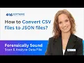 How to convert CSV files into JSON files