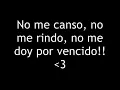 Yo No Me Doy Por Vencido - Luis Fonsi (Musica Con Letra)
