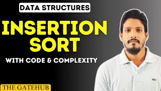 Insertion Sort Algorithm Code Time Complexity Sorting Techniques