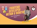 Frontend Developer within 6 months - HTML Form Basics
