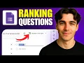 How To Create Ranking Questions Using Google Forms Tutorial 2026