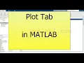 Plot Tab in MATLAB