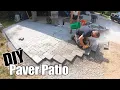 We Built a Paver Patio Like a PRO Start to Finish