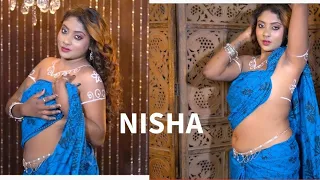 nisha bong saree fashion bengali fashion saree lover kolkata models