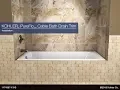 KOHLER PureFlo Cable Bath Drain Trim Installation