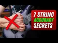 How to Play 7 String Guitar Exercise Mental Frame Guitar Tutorial
