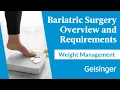 Bariatric Surgery at Geisinger Overview and Patient Requirements