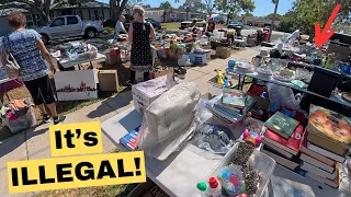 This Garage Sale Item Is AGAINST THE LAW To Sell