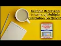 Multiple Regression in terms of Linear Correlation Coefficients Solved Example 4 Chapter
