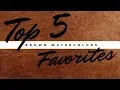 Lagu My Top 5 Favorite Watercolors: Browns