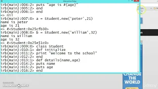 127 Learn python and ruby programming - Constructor method