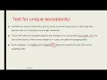 Prefix and uniquely decodable codes