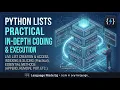 Python Lists Practical Guide Indexing Slicing Methods