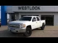 Used Summit White 2012 Chevrolet Silverado 1500 LT For Sale In Westlock Stock T1633A