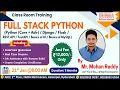 FULL STACK PYTHON Class Room Training DURGASOFT