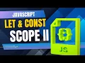 Block Scope with let and const