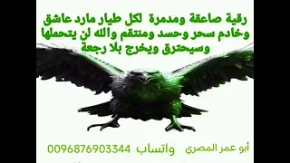 الجزء الأول من رقية قتل الشيطان الطيار والحيه الطياره دخلو الجسد مع السحر والعين والحسد 