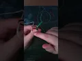 Triangle stitch with boondoggle tutorial