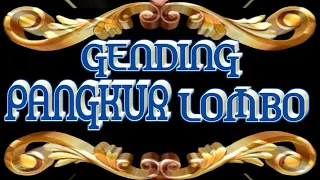 gending pangkur lombo
