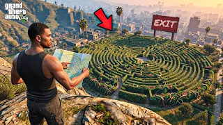 GTA 5 : Franklin Solving The Biggest Maze Of Los Santos In GTA 5 ! (GTA 5 Mods)