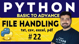 File Handling in Python File Input Output Python Tutorial in Hindi 22