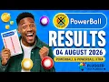 Powerball Results 04 August 2024