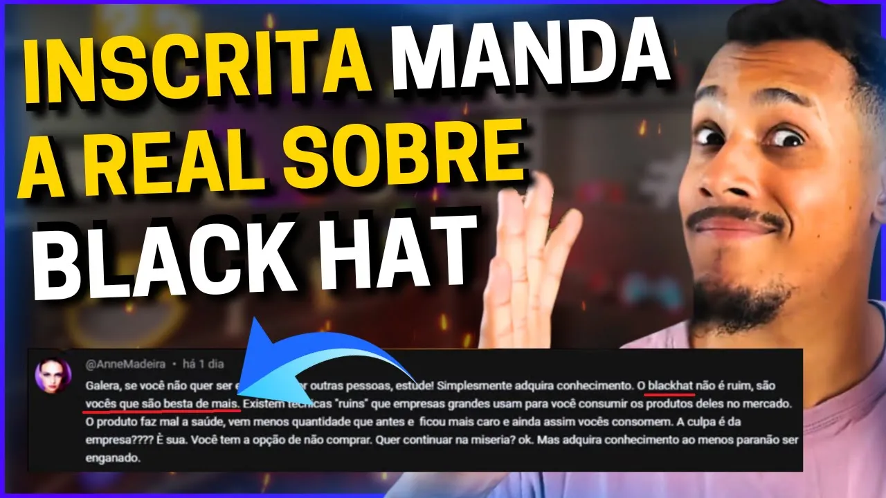 VOCÊS QUE SÃO BESTA POR NÃO APLICAR BLACK HAT KKKKK  - Dicas Do Daniel