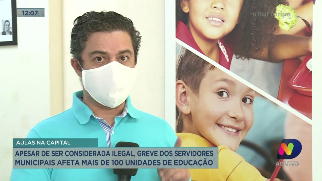 Apesar de ser considerada ilegal, greve dos servidores municipais afeta a educação