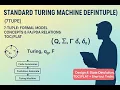 Standard Turing Machine Definition 7-Tuple Formal Model Concepts Relations