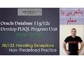 Oracle PLSQL Handling - Predefined Practice