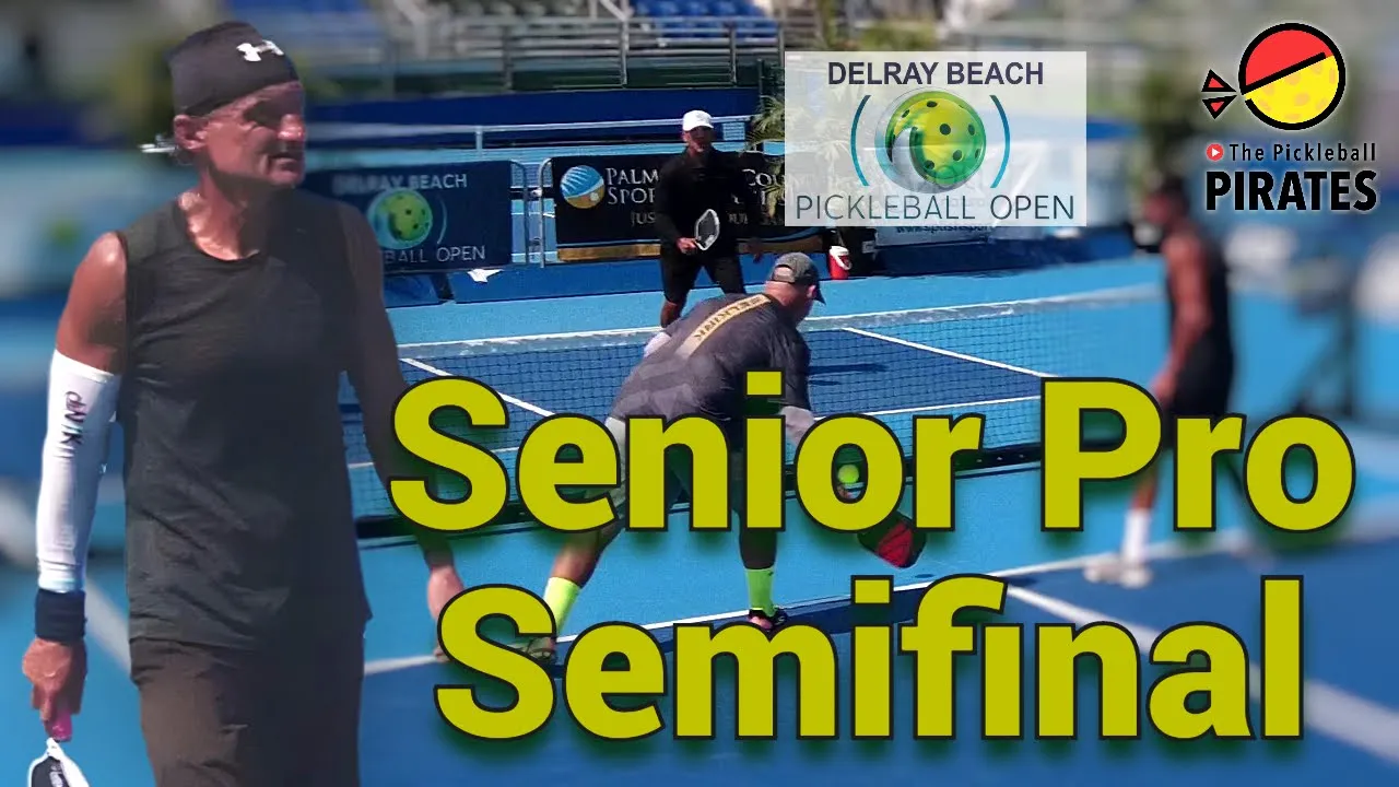 Delray Beach Pickleball Open Senior Pro feat John Sperling and Mircea Morariu
