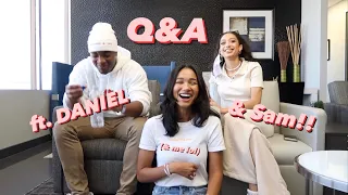 Q A with Daniel Ezra Samantha Logan and me lol Greta Onieogou