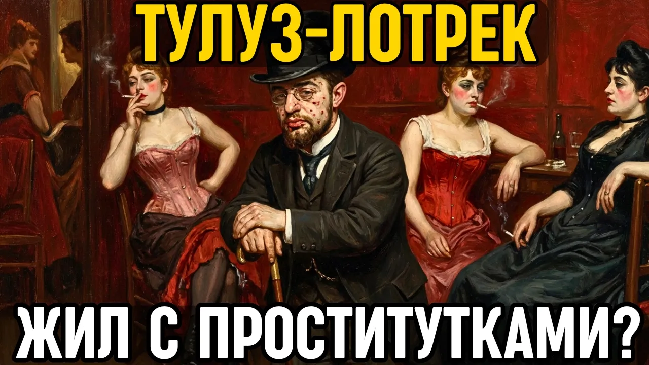 ТУЛУЗ-ЛОТРЕК: Как ГРАФ-карлик стал гением живописи, но жил в БОРДЕЛЯХ и умер от СИФИЛИСА!
