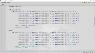 Part 1 Tic Tac Toe Python Game