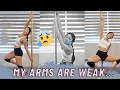 15 Pole Dance Moves for Beginners with Weak Arms Part 1
