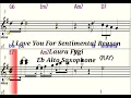Download Lagu I Love You For Sentimental Reason - Eb Alto Saxophone - Play Along - Sheet Music - Backing Track