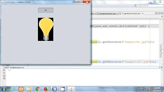 JAVA Netbeans in Hindi JToggleButton