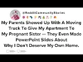 Download Lagu |FULL STORY| My Parents Showed Up With A Moving Truck To Give My Apartment To My Pregnant Sister...