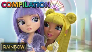 FIRST DAY OF SCHOOL! ✏️🎨🎒 Full Episode Marathon | Rainbow High