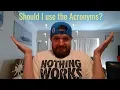 ASWB LCSW Should I use the Acronyms With Phil