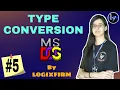 Type conversion in C language Hindi by Ruchika Mehta LOGIXFIRM C tutorial in Hindi
